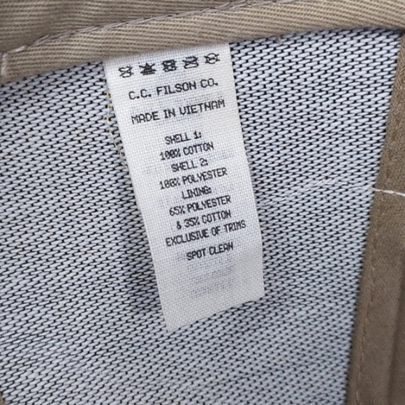 Filso Mesh Snapback Logger Trucker Hat Cap Tan Khaki - Picture 11 of 13